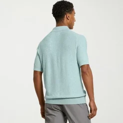 Van Heusen Temp Control Mens Short Sleeve Polo Sweater