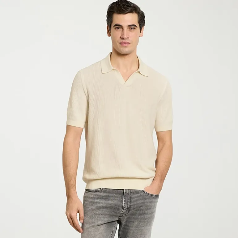 Van Heusen Temp Control Mens Short Sleeve Polo Sweater