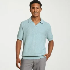 Van Heusen Temp Control Mens Short Sleeve Polo Sweater