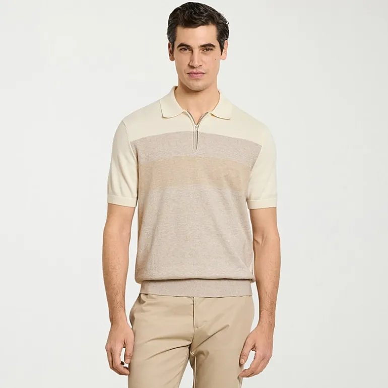 Van Heusen Temp Control Mens Short Sleeve Polo Sweater