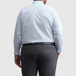 Van Heusen Ultra Flex Big and Tall Mens Regular Fit Stretch Fabric Wrinkle Free Long Sleeve Dress Shirt