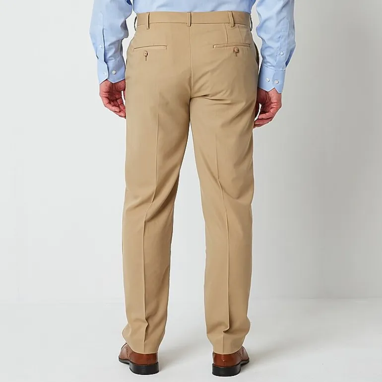 Van Heusen Ultra Flex Mens Classic Fit Dress Flat Front Pant