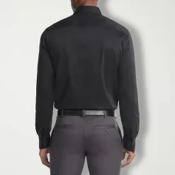 Van Heusen Ultra Flex Mens Regular Fit Stretch Fabric Wrinkle Free Long Sleeve Dress Shirt