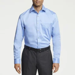 Van Heusen Ultra Flex Mens Regular Fit Stretch Fabric Wrinkle Free Long Sleeve Dress Shirt