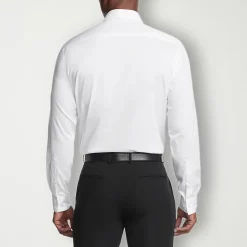 Van Heusen Ultra Flex Mens Regular Fit Stretch Fabric Wrinkle Free Long Sleeve Dress Shirt
