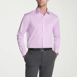 Van Heusen Ultra Flex Mens Regular Fit Stretch Fabric Wrinkle Free Long Sleeve Dress Shirt