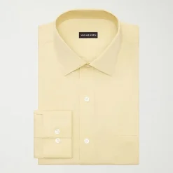 Van Heusen Ultra Flex Mens Regular Fit Stretch Fabric Wrinkle Free Long Sleeve Dress Shirt