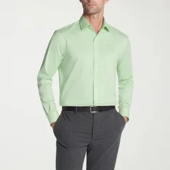 Van Heusen Ultra Flex Mens Regular Fit Stretch Fabric Wrinkle Free Long Sleeve Dress Shirt