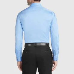 Van Heusen Ultra Flex Mens Slim Fit Wrinkle Free Long Sleeve Dress Shirt