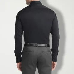 Van Heusen Ultra Flex Mens Slim Fit Wrinkle Free Long Sleeve Dress Shirt