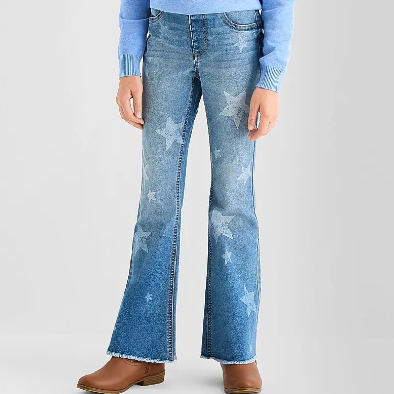 Vanilla Star Big Kid Girls Flare Leg Jean