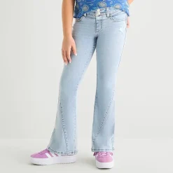 Vanilla Star Big Kid Girls High Rise Flare Leg Jean