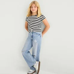 Vanilla Star Big Kid Girls Wide Leg Jean