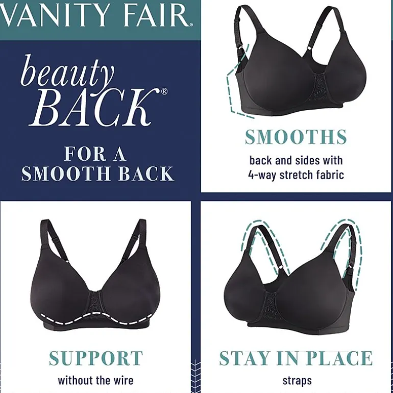 Vanity Fair® Beauty Back® Full-Figure Smoothing Comfort® Wireless Bra - 71380