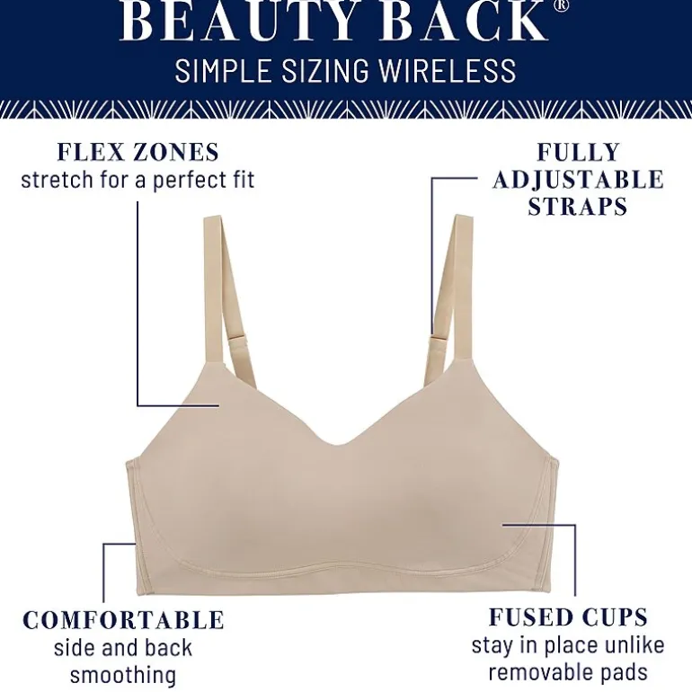 Vanity Fair® Beauty Back® Simple Sizing Wireless Bra - 72118