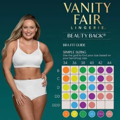 Vanity Fair® Beauty Back® Simple Sizing Wireless Bra - 72118