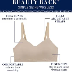 Vanity Fair® Beauty Back® Simple Sizing Wireless Bra - 72118