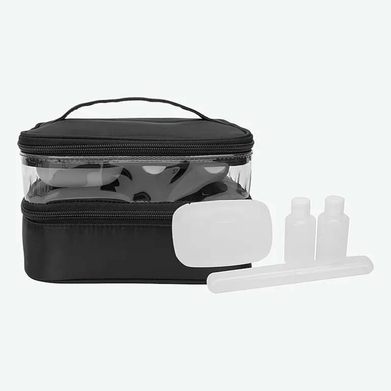 VERONA Clear Train Case Makeup Bag