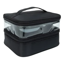 VERONA Clear Train Case Makeup Bag