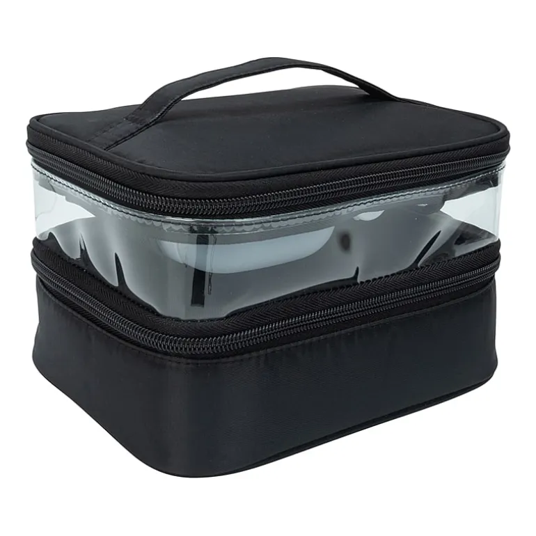 VERONA Clear Train Case Makeup Bag