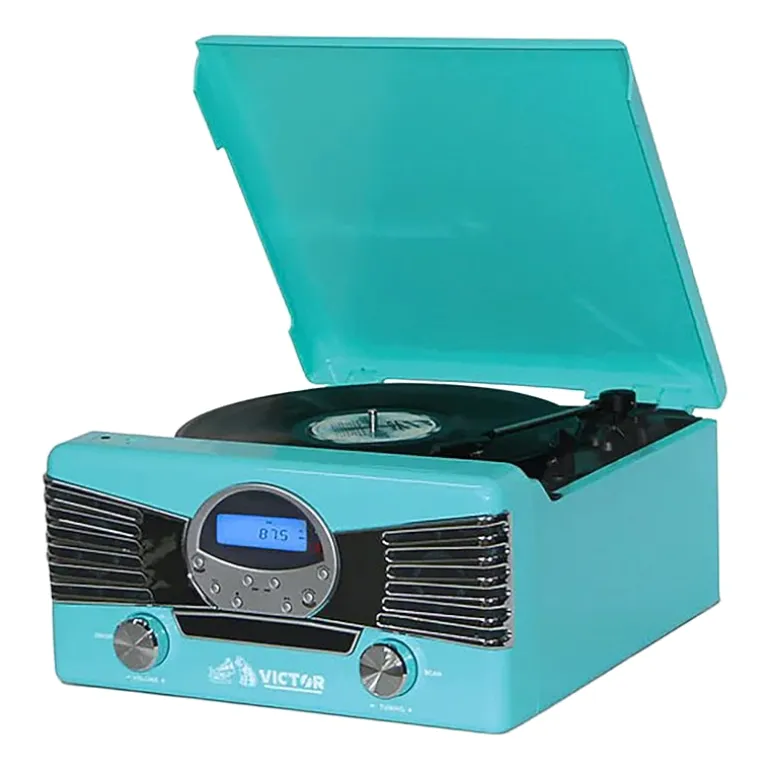 Victor Diner 7-In-1 Music Center Turntable