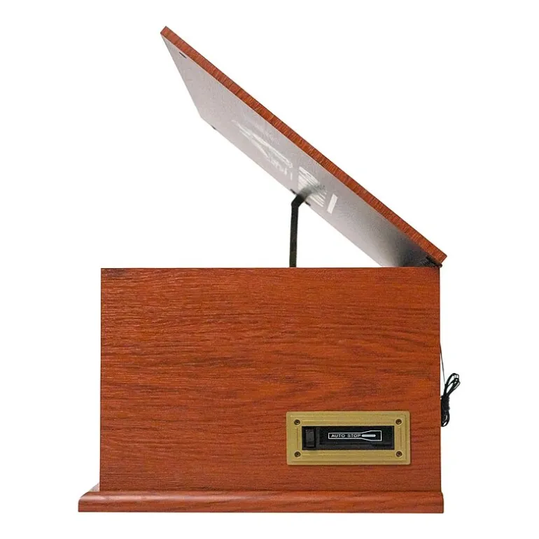 Victor state 7-in-1 mahogany wood music Turntable