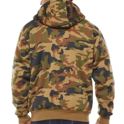 Victory Mens Fleece Hooded Midweight Jacket