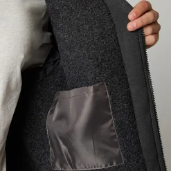 Victory Mens Fleece Hooded Midweight Jacket