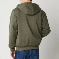 Victory Mens Fleece Hooded Midweight Jacket
