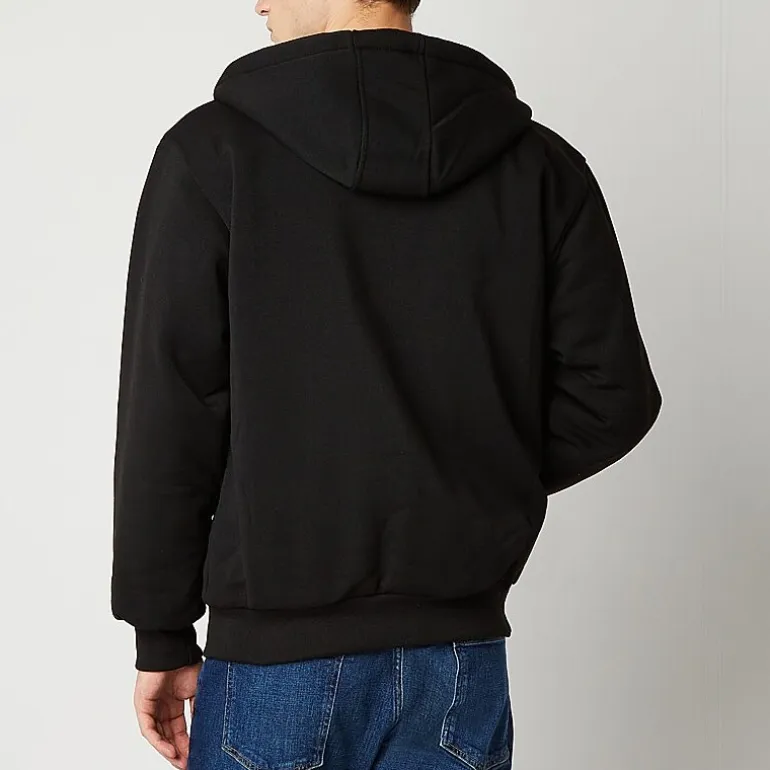 Victory Mens Fleece Hooded Midweight Jacket