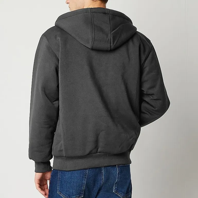 Victory Mens Fleece Hooded Midweight Jacket