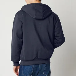 Victory Mens Fleece Hooded Midweight Jacket