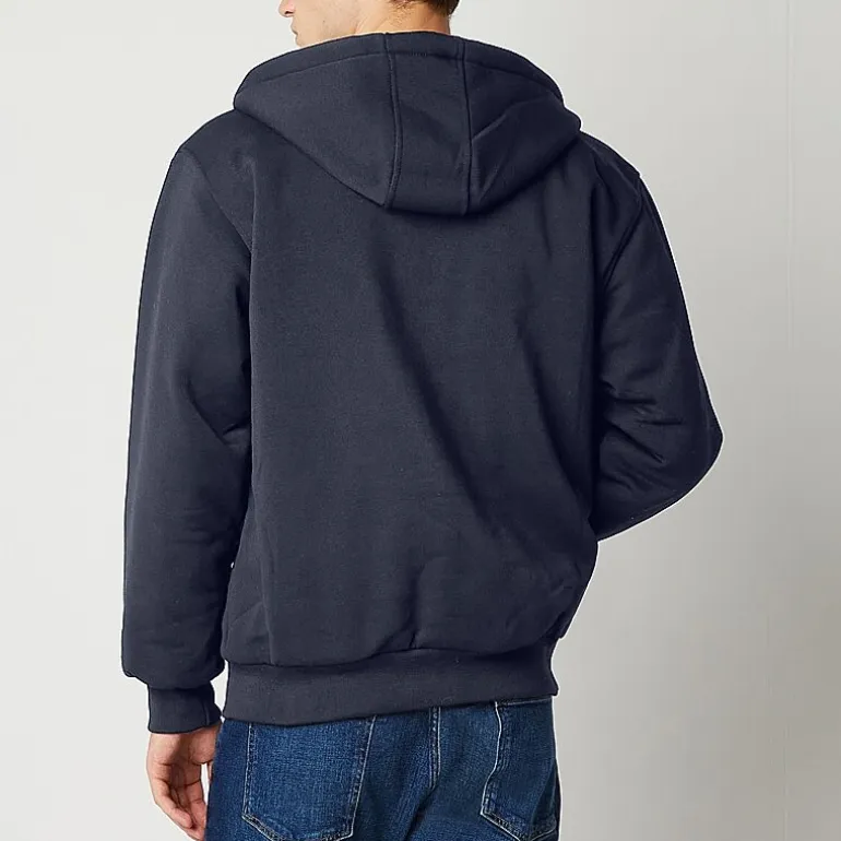 Victory Mens Fleece Hooded Midweight Jacket