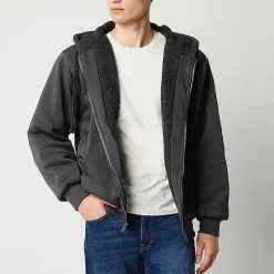 Victory Mens Fleece Hooded Midweight Jacket