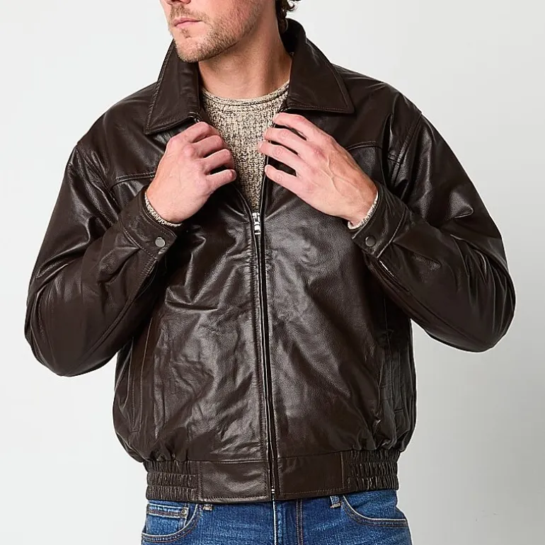 Victory Mens Leather Midweight Jacket