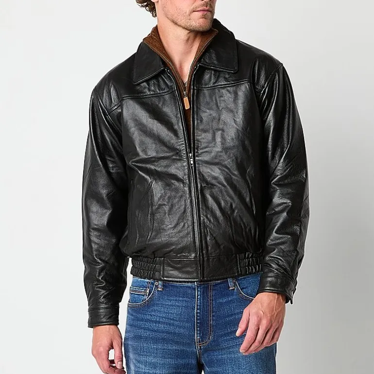 Victory Mens Leather Midweight Jacket