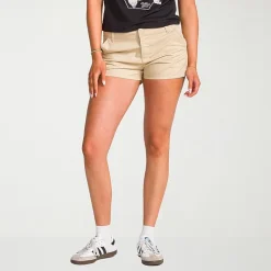 VOLCOM Juniors Womens Mid Rise Juniors Shortie Short