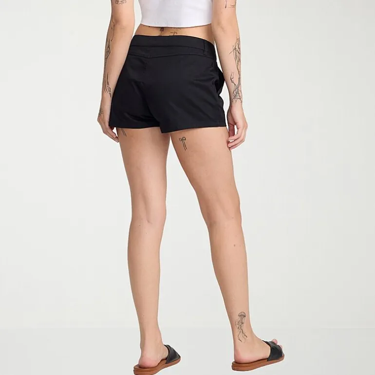 VOLCOM Juniors Womens Mid Rise Juniors Shortie Short