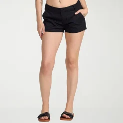 VOLCOM Juniors Womens Mid Rise Juniors Shortie Short