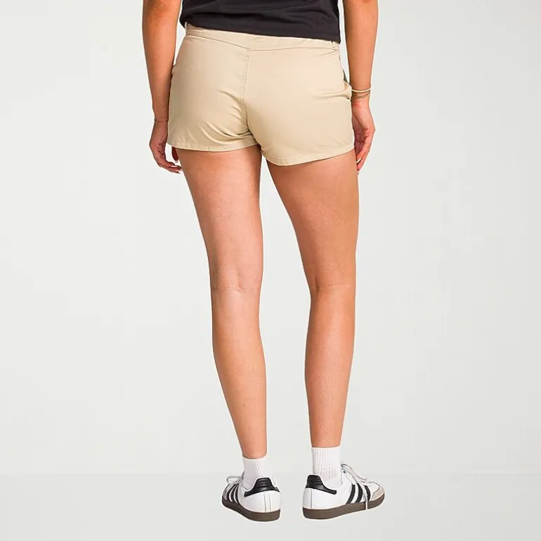 VOLCOM Juniors Womens Mid Rise Juniors Shortie Short