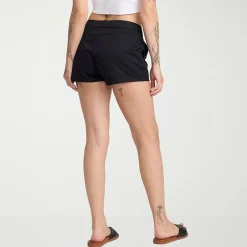 VOLCOM Juniors Womens Mid Rise Juniors Shortie Short