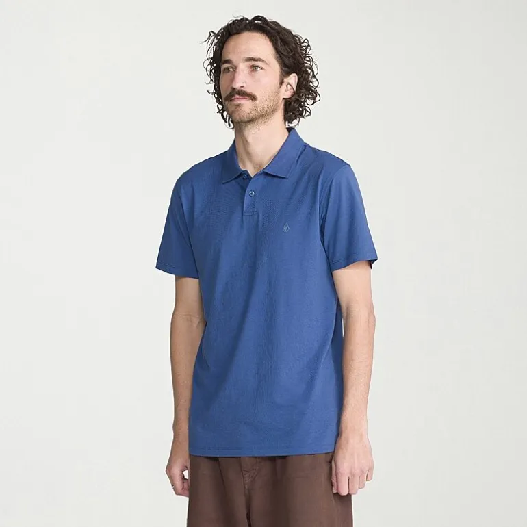 VOLCOM Mens Regular Fit Short Sleeve Polo Shirt