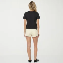 VOLCOM Womens Juniors Crew Neck Short Sleeve Regular Fit Graphic T-Shirt