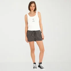 VOLCOM Womens Mid Rise Juniors Pull-On Short
