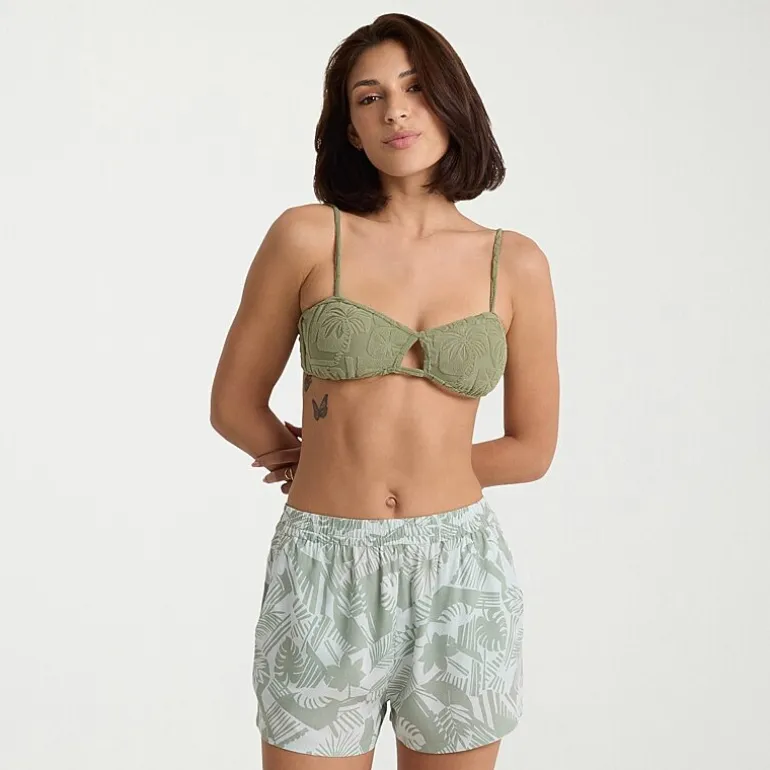 VOLCOM Womens Mid Rise Juniors Pull-On Short