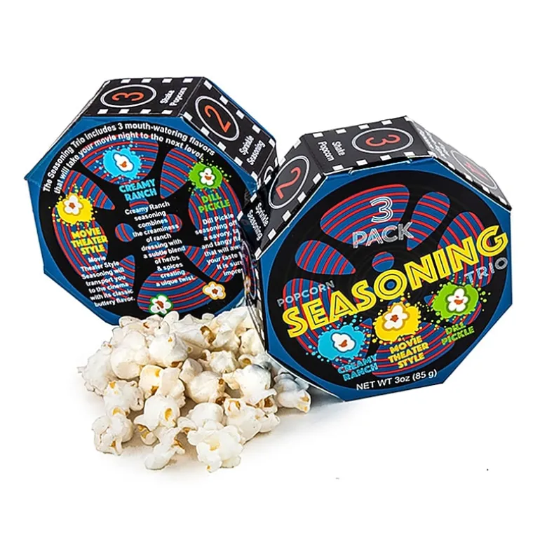 Wabash Valley Farms Cinematic Crunch Collection: Movie Reel Popcorn Gift Set