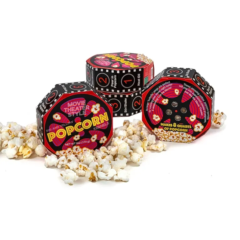 Wabash Valley Farms Cinematic Crunch Collection: Movie Reel Popcorn Gift Set