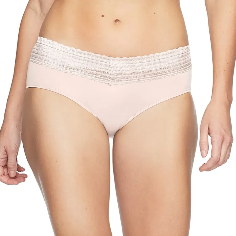 Warners® No Pinching, No Problems® Dig-Free Comfort Waist with Lace Microfiber Hipster 5609J