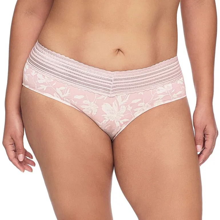 Warners® No Pinching, No Problems® Dig-Free Comfort Waist with Lace Microfiber Hipster 5609J