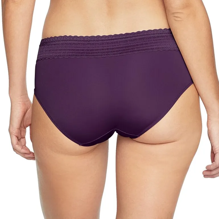 Warners® No Pinching, No Problems® Dig-Free Comfort Waist with Lace Microfiber Hipster 5609J